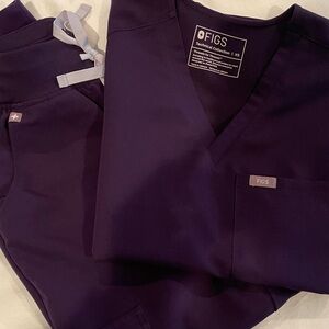 Figs Purple Jam Scrub Set